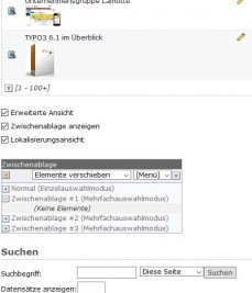 TYPO3 Listenansicht erweitern