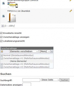 Typo3 Listenansicht konfigurieren