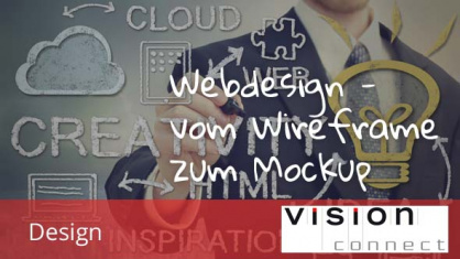 Design Webdesign vom Wireframe zum Mockup