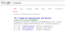 Termindarstellung in Google dank semantischer Auszeichnung