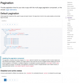 Komponenten in Bootstrap