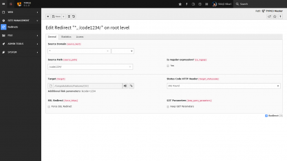 TYPO3 9.1 Site Management Modul